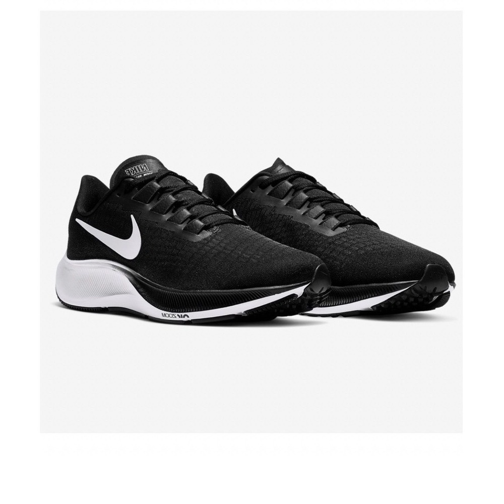 NIKE Zoom PEGASUS 37 FlyEase Black Sneakers Shoes Size 10.5